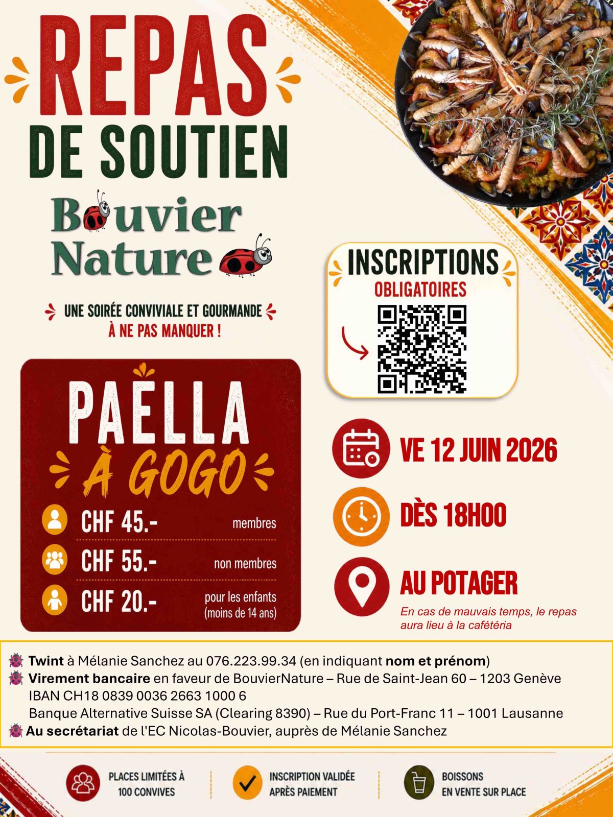Repas de soutien BouvierNature